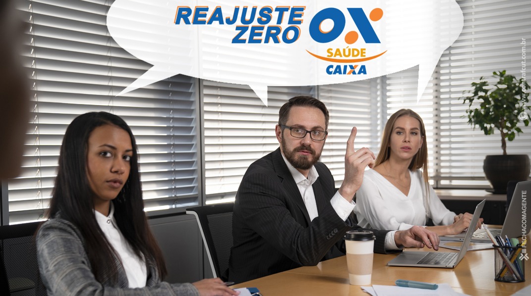Empregados reivindicam reajuste zero do Saúde Caixa