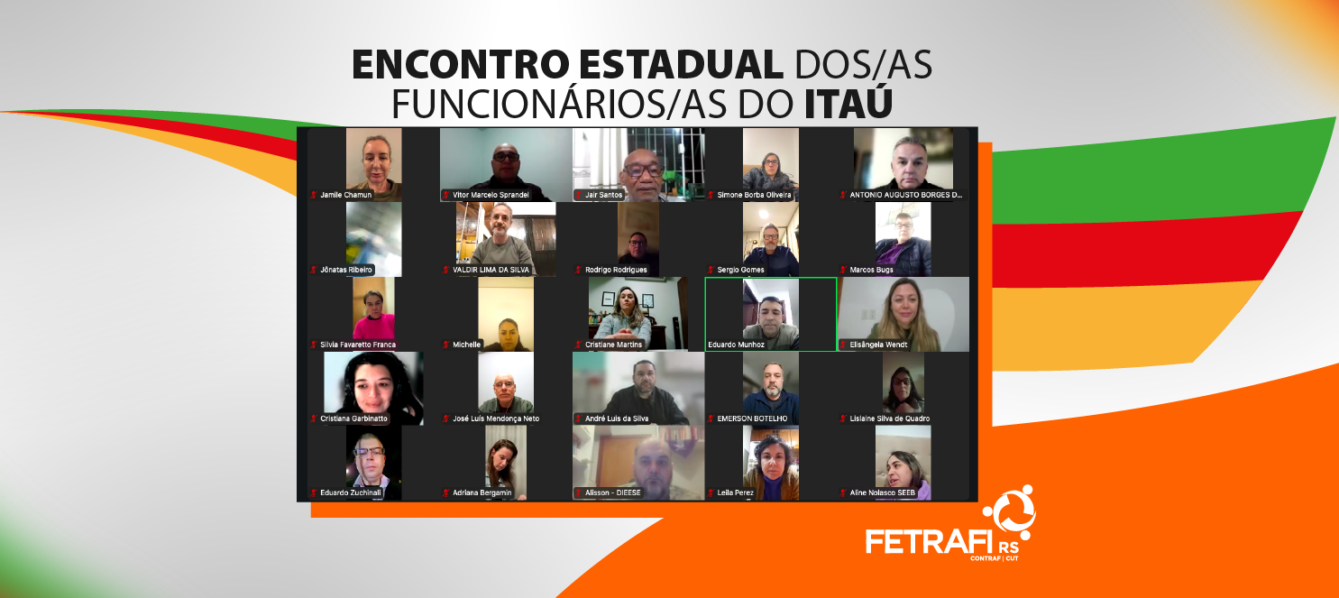 Emprego, saúde e fechamento de agências foram abordados no Encontro Estadual do Itaú