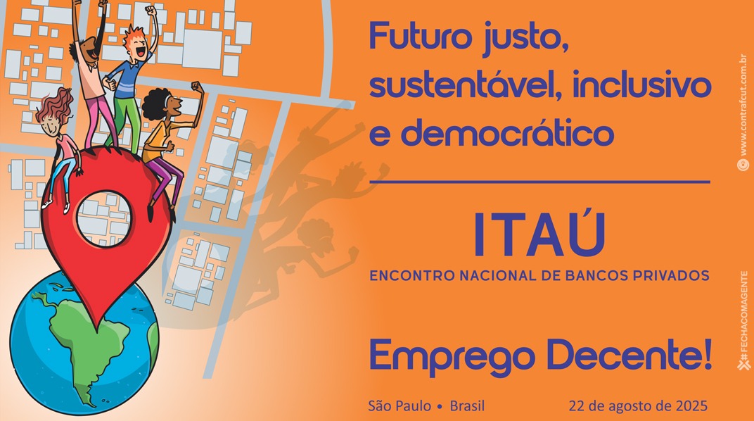 Encontro Nacional dos Funcionários do Itaú-Unibanco discutirá impactos da inteligência artificial e condições de trabalho