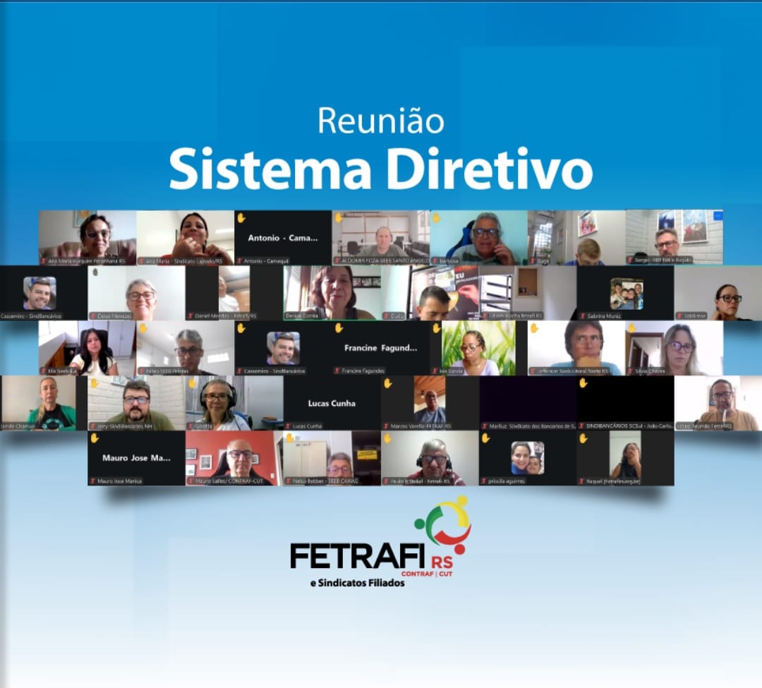 Diretoria da Fetrafi-RS debate calendário 2026 e aponta para um ano de muitas batalhas